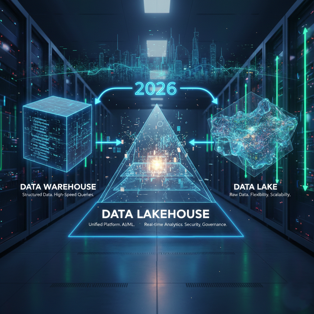Data Lakehouse ve Veri Ambarı Arasındaki Köprü: 2026 Trendleri
